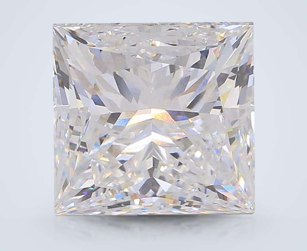 5.52ct E VS2 Rare Carat Ideal Cut Princess Lab Grown Diamond