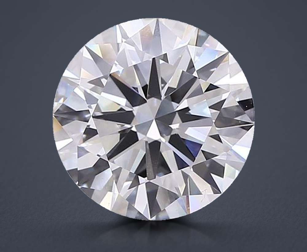 10.00ct F VVS2 Very Good Cut Round Lab Grown Diamond
