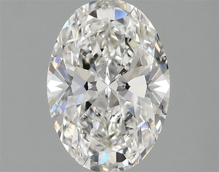 1.49ct F VS2 Rare Carat Ideal Cut Oval Lab Grown Diamond
