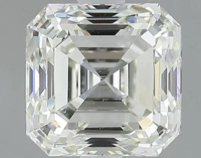 2.00ct K SI1 Very Good Cut Asscher Diamond