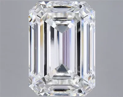 12.98ct F VS1 Rare Carat Ideal Cut Emerald Lab Grown Diamond