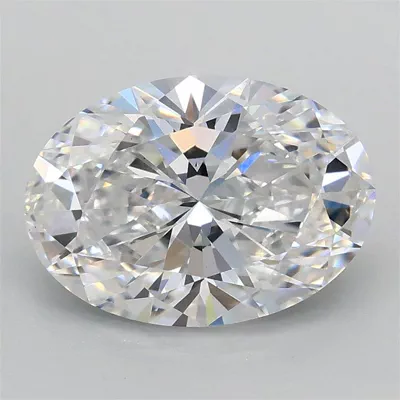 2.04ct D VS1 Rare Carat Ideal Cut Oval Lab Grown Diamond