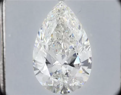 26.69ct G VVS2 Rare Carat Ideal Cut Pear Lab Grown Diamond