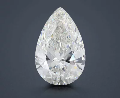 26.69ct G VVS2 Rare Carat Ideal Cut Pear Lab Grown Diamond
