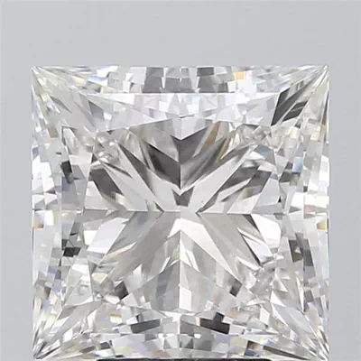 6.24ct H VS1 Rare Carat Ideal Cut Princess Lab Grown Diamond