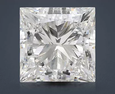 6.24ct H VS1 Rare Carat Ideal Cut Princess Lab Grown Diamond