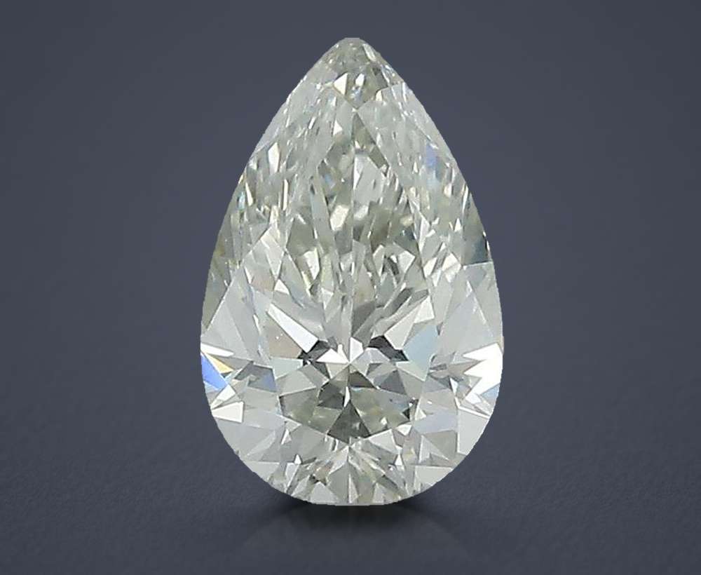 1.05ct K SI2 Rare Carat Ideal Cut Pear Diamond