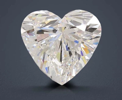 7.59ct E VS1 Rare Carat Ideal Cut Heart Lab Grown Diamond