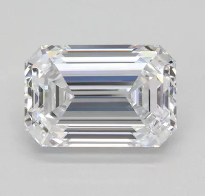 1.04ct D VVS2 Rare Carat Ideal Cut Emerald Lab Grown Diamond