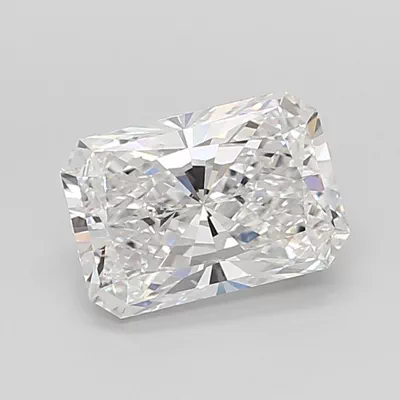 3.06ct E VVS2 Very Good Cut Radiant Lab Grown Diamond
