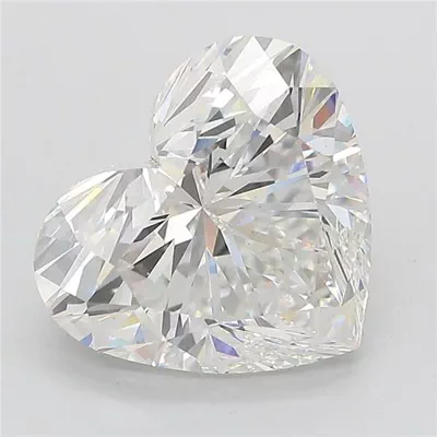 5.14ct E VS1 Rare Carat Ideal Cut Heart Lab Grown Diamond