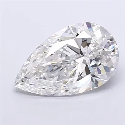4.24ct E VS1 Rare Carat Ideal Cut Pear Lab Grown Diamond