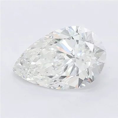 1.61ct E VS1 Rare Carat Ideal Cut Pear Lab Grown Diamond