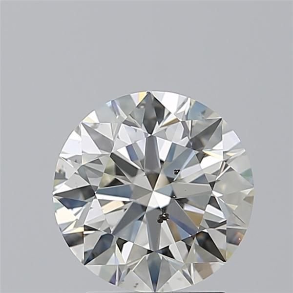 2.51ct K SI2 Rare Carat Ideal Cut Round Diamond