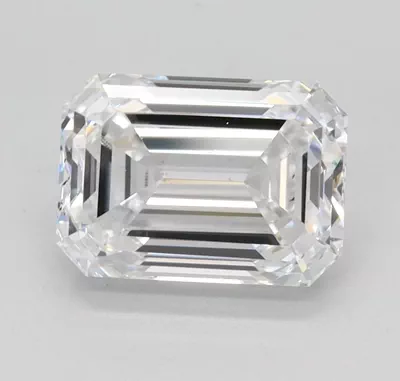 1.55ct D VS2 Excellent Cut Emerald Lab Grown Diamond