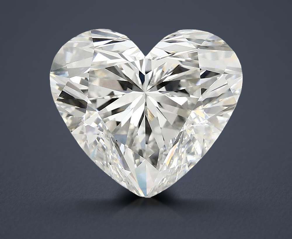 5.18ct E VS1 Rare Carat Ideal Cut Heart Lab Grown Diamond