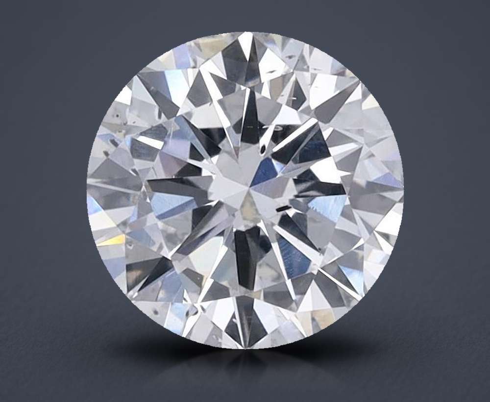 0.91ct D SI1 Very Good Cut Round Lab Grown Diamond