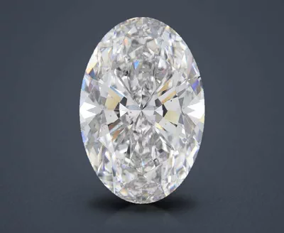13.10ct F SI1 Rare Carat Ideal Cut Oval Lab Grown Diamond