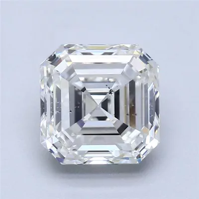2.01ct J SI2 Excellent Cut Asscher Diamond
