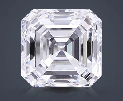 10.22ct D VVS2 Rare Carat Ideal Cut Asscher Lab Grown Diamond