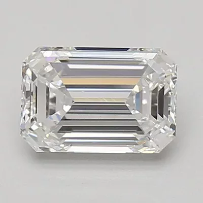 1.28ct D VS1 Rare Carat Ideal Cut Emerald Lab Grown Diamond