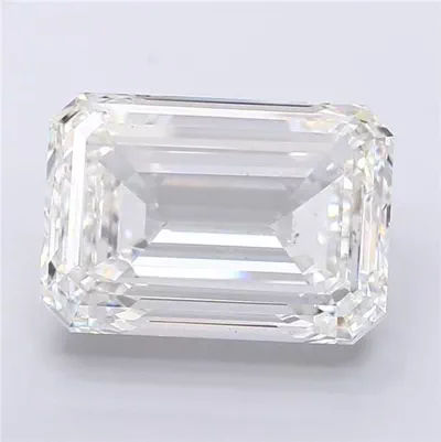 24.07ct G VVS2 Rare Carat Ideal Cut Emerald Lab Grown Diamond