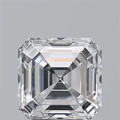 3.12ct D VVS1 Rare Carat Ideal Cut Asscher Diamond