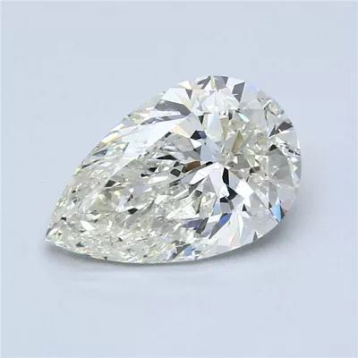 4.24ct J SI2 Rare Carat Ideal Cut Pear Diamond