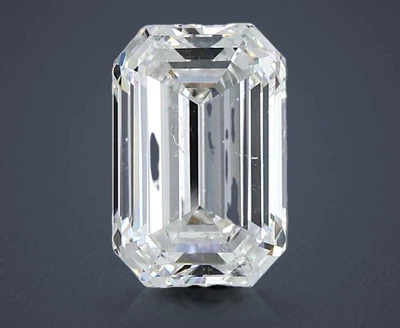 2.50ct H SI2 Excellent Cut Emerald Diamond