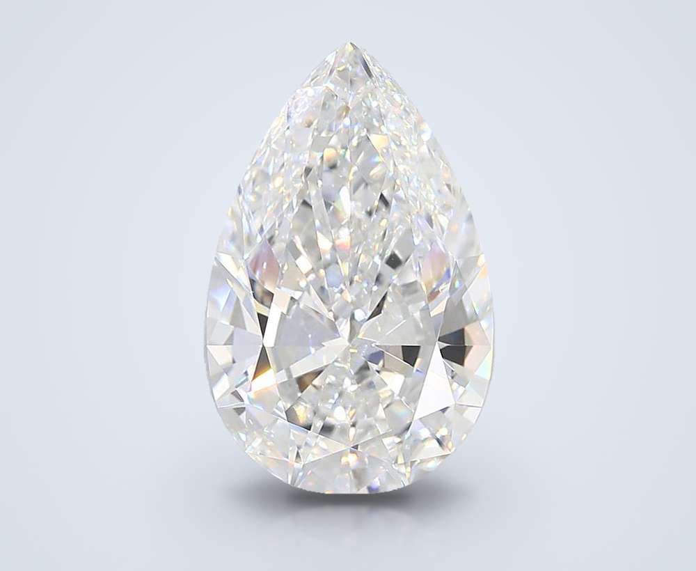 15.00ct F VS1 Excellent Cut Pear Lab Grown Diamond