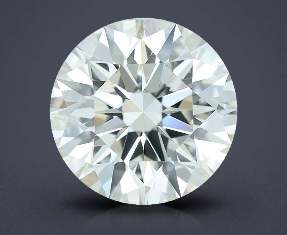 2.54ct K IF Rare Carat Ideal Cut Round Diamond