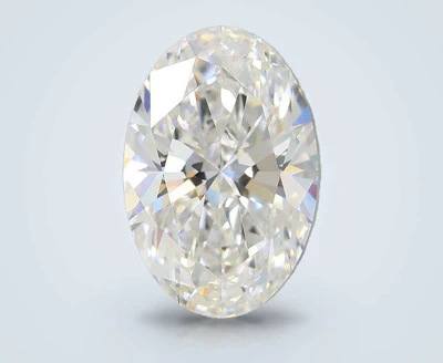 3.22ct E VS1 Rare Carat Ideal Cut Oval Lab Grown Diamond