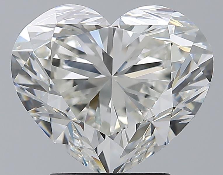 3.01ct I VVS2 Rare Carat Ideal Cut Heart Diamond