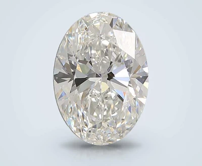3.10ct E VVS2 Rare Carat Ideal Cut Oval Lab Grown Diamond