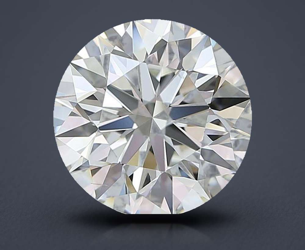 4.02ct I VS2 Rare Carat Ideal Cut Round Diamond