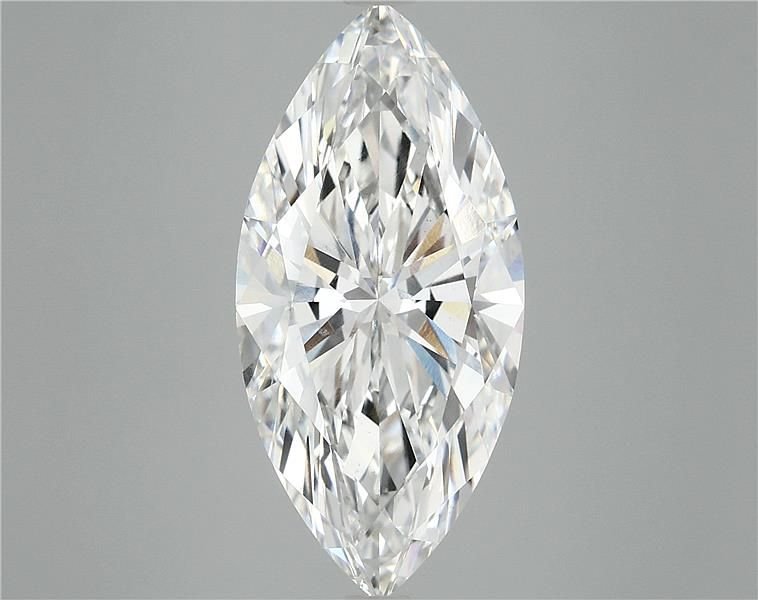 6.18ct F VS2 Rare Carat Ideal Cut Marquise Lab Grown Diamond