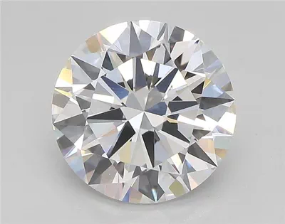 3.01ct E VVS1 Excellent Cut Round Lab Grown Diamond