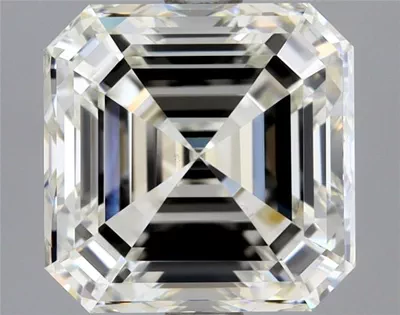 3.01ct J VS2 Rare Carat Ideal Cut Asscher Diamond