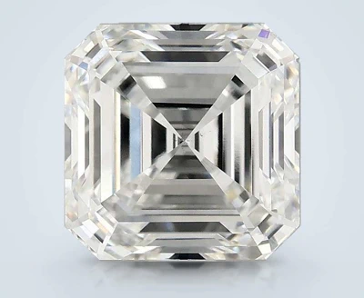 3.10ct F VS1 Excellent Cut Asscher Lab Grown Diamond