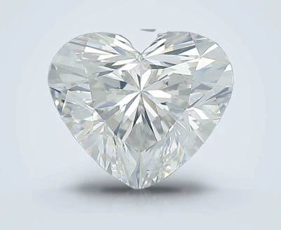 0.59ct H SI1 Rare Carat Ideal Cut Heart Diamond