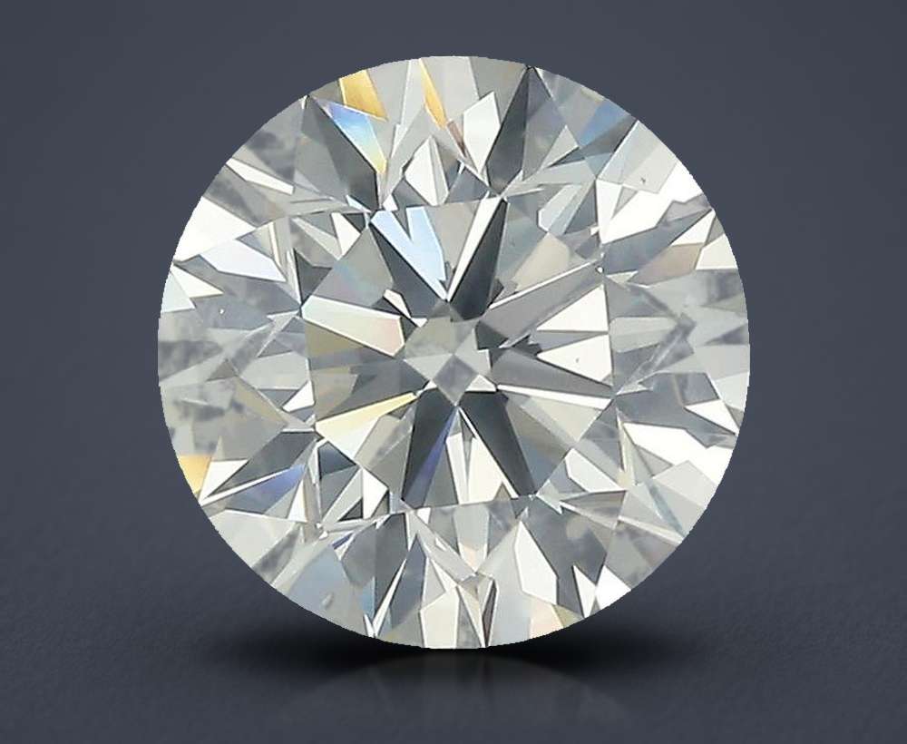 2.50ct K SI2 Rare Carat Ideal Cut Round Diamond