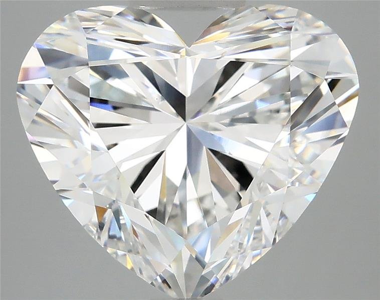 6.37ct E VVS2 Rare Carat Ideal Cut Heart Lab Grown Diamond