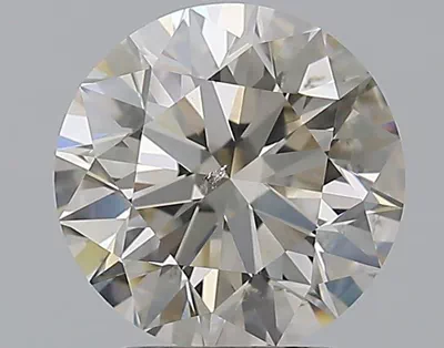2.21ct K SI2 Excellent Cut Round Diamond