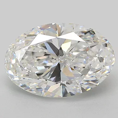 2.52ct E VS1 Rare Carat Ideal Cut Oval Lab Grown Diamond