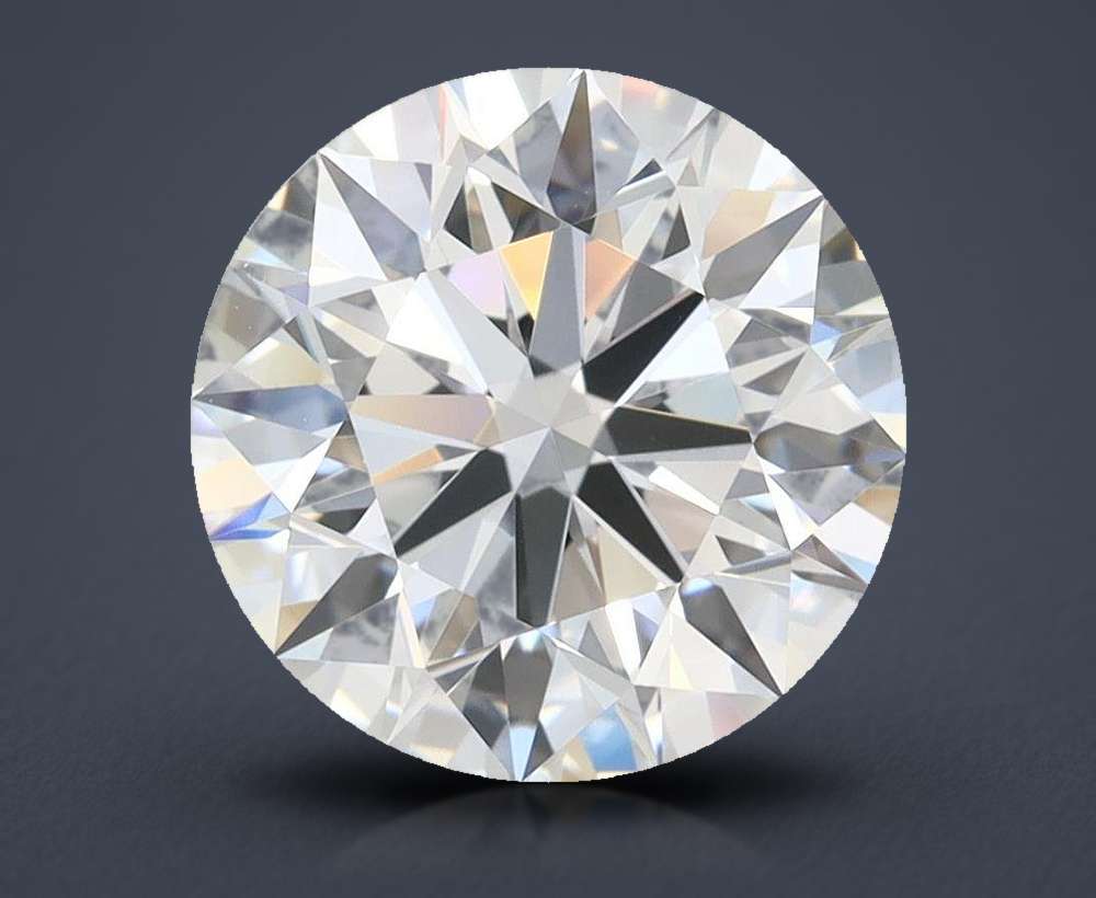 2.69ct D VVS1 Rare Carat Ideal Cut Round Lab Grown Diamond