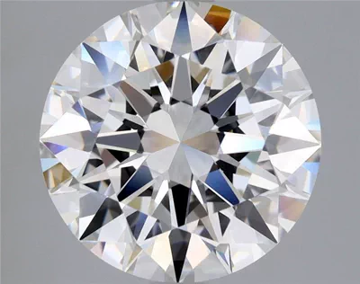 3.02ct E VVS2 Rare Carat Ideal Cut Round Diamond