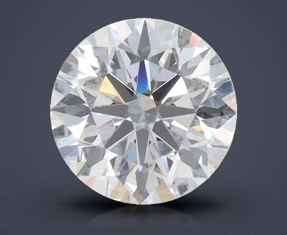 2.71ct D VVS1 Rare Carat Ideal Cut Round Lab Grown Diamond