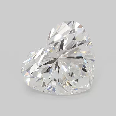 6.06ct E VVS2 Rare Carat Ideal Cut Heart Lab Grown Diamond