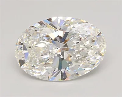2.03ct F VVS2 Rare Carat Ideal Cut Oval Lab Grown Diamond