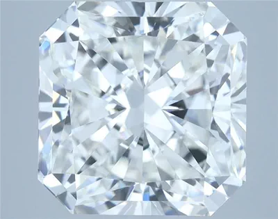 5.26ct G VVS1 Rare Carat Ideal Cut Radiant Diamond